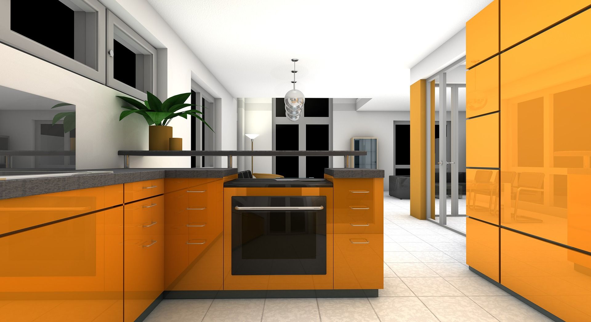 Open kitchen – Contemporary design for an original kitchen, 21, eurocraftswfl.com
