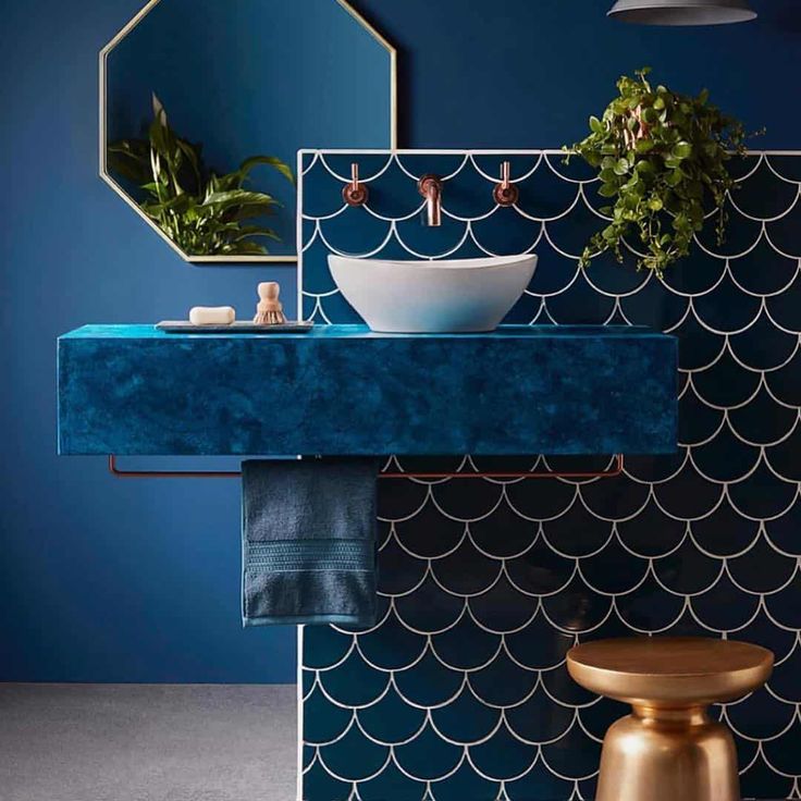 Blue bathroom: Delightful hues and modern themes suggestions for your next remodeling project + The meaning of blue in interior design, 13, eurocraftswfl.com